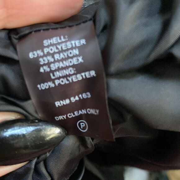 CALVIN KLEIN Womens Sleeveless Dress Fit and Flair with Black Faux Leather Trim - Picture 10 of 11